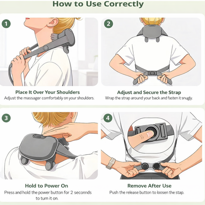 4D Bionic Massager Neck & Shoulder [-50% Today's Bundle]