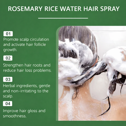 Rosemary & Rice Water Hair Growth Spray for Hair Growth & Thickness - 100 ml [-50% Today's Bundle]